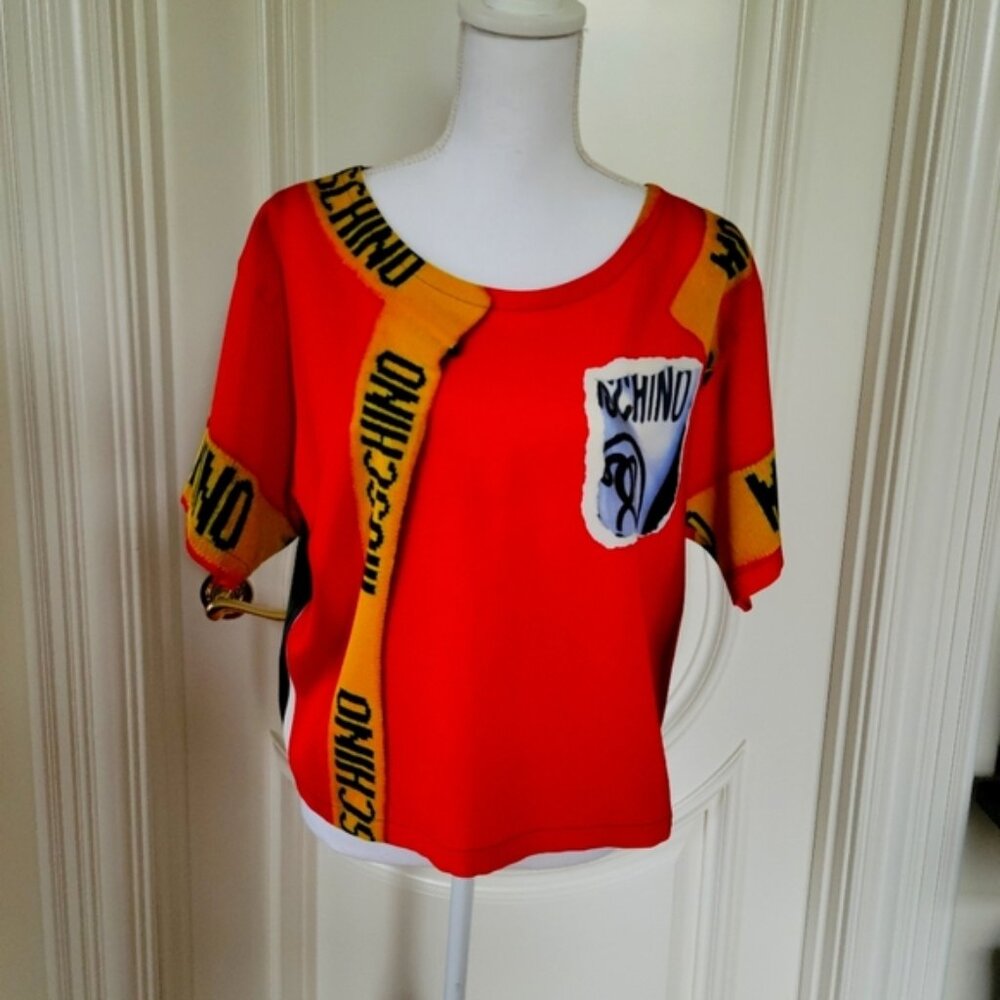 Moschino Multicolor Short Sleeve Top